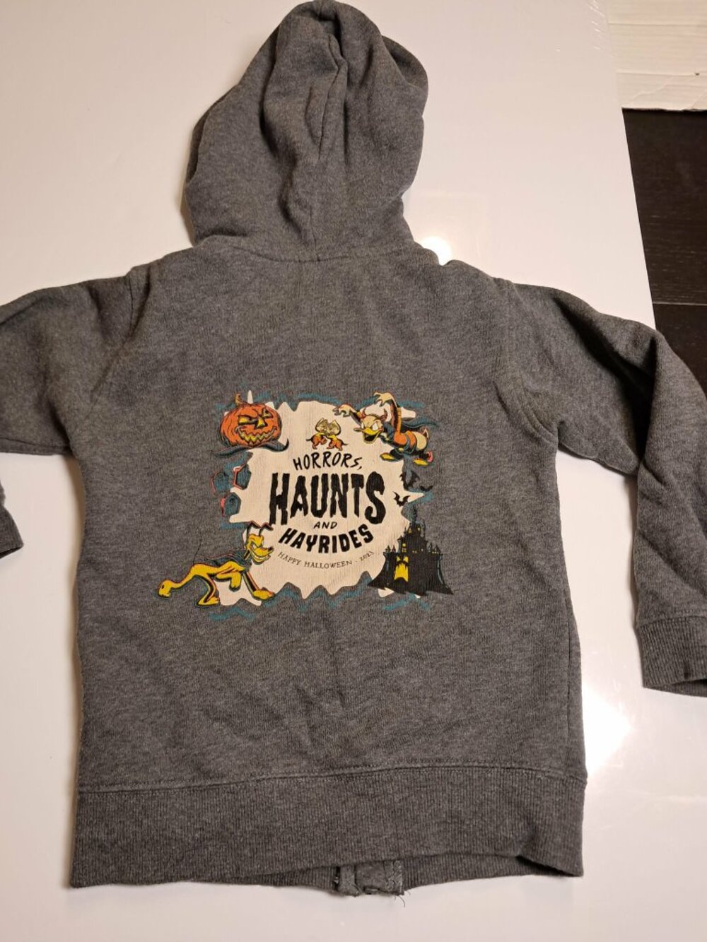 Disney Parks Mickey Mouse Halloween Hoodie Size 4 - Picture 3 of 10